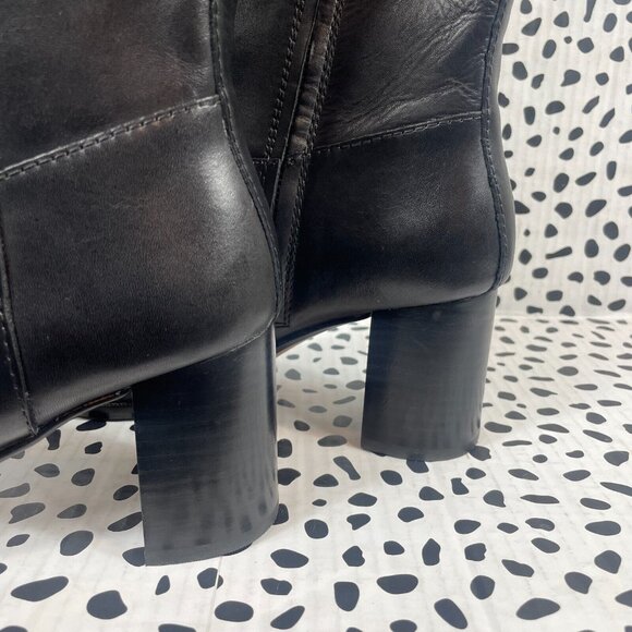 MADEWELL Women's True Black The Selina Tall Boot Extended Calf SZ 9-M NH210 - Picture 6 of 13